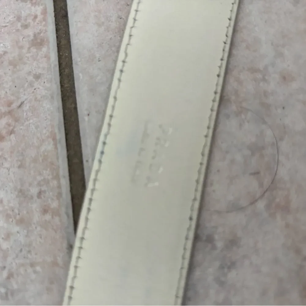 Prada belt logo dress suit accessory Silver Buckle monogram classic unisex